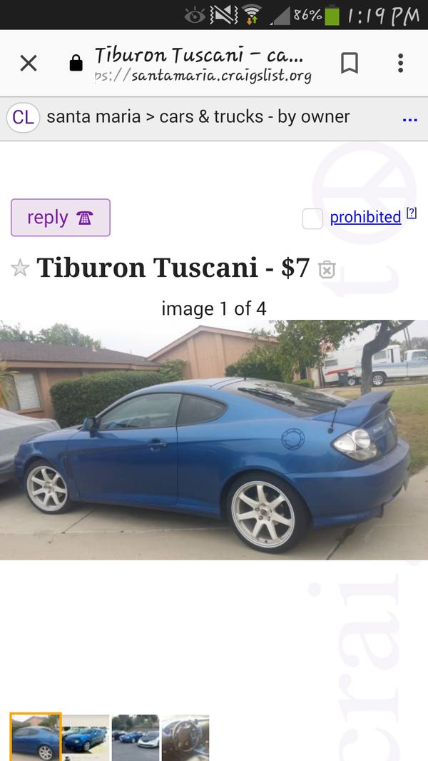 Tiburon Tuscani For Sale In Santa Maria Ca Offerup