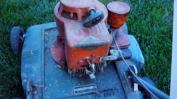 Vintage Sears Craftsman 131 Gas Push Mower- Motor is free all parts ...