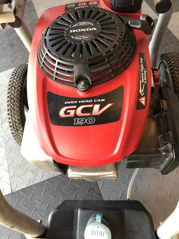 Honda GCV 190 Pressure Washer not working and no gun, only hose for