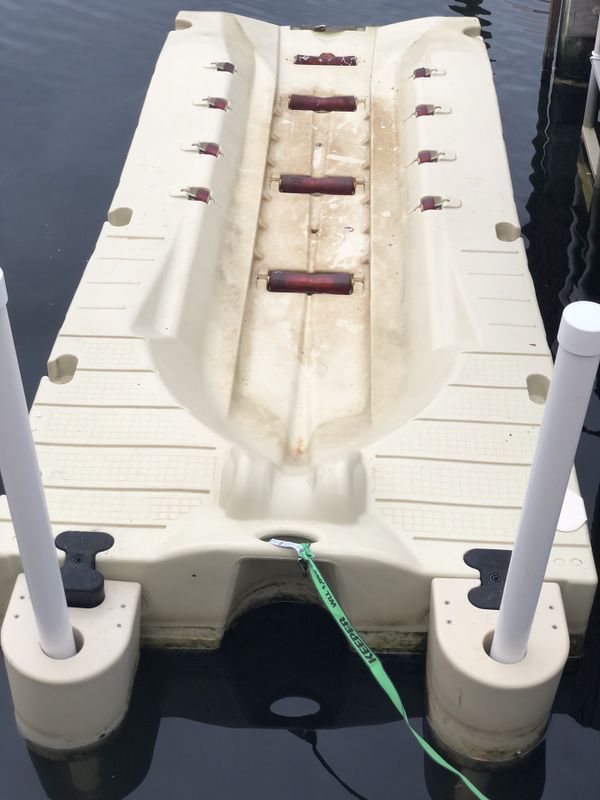 Floating jet ski dock with rollers for Sale in Fort Lauderdale, FL ...