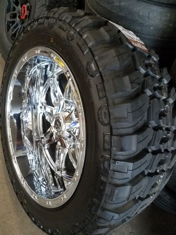 22x12 Fuel Hostage Rims and 35x12.50 R22 Mud Tires for Sale in Orange ...