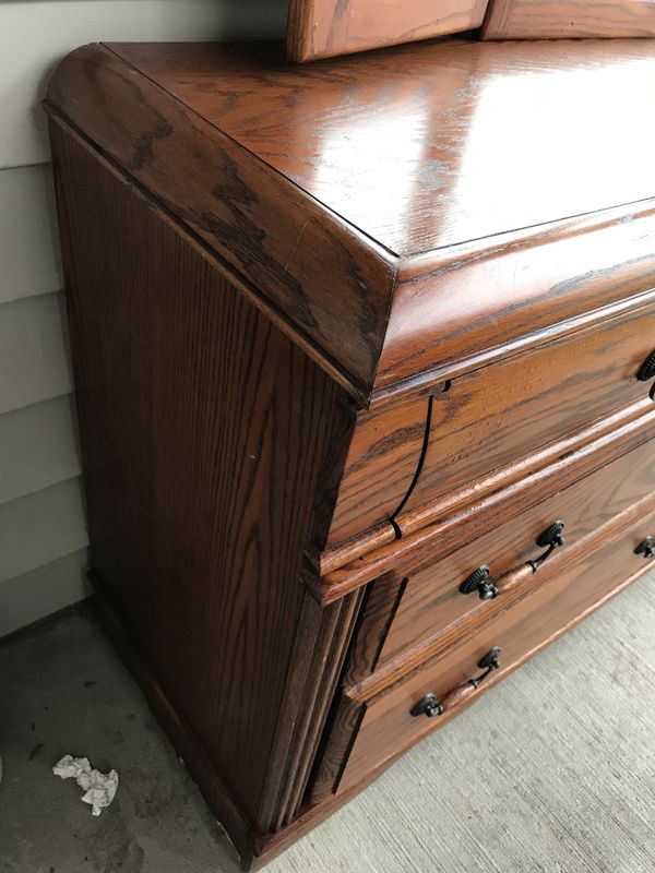PRICE IS FIRM... Blackhawk Furniture 7 Drawer Dresser with Mirror for