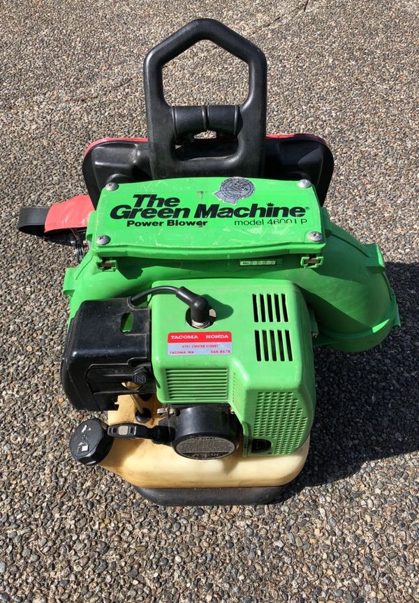 green machine backpack blower