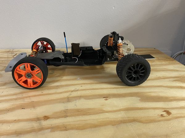 rustler drag car