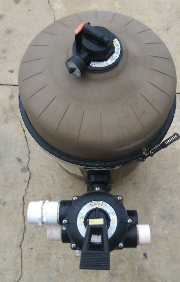 Hayward Pro-Grid 2420 DE Filter. With Selecta flo multi-port valve ...