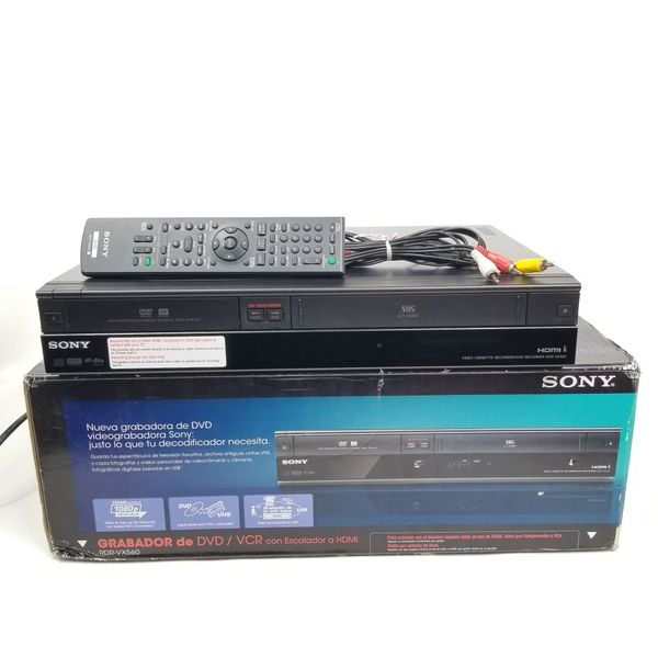Sony RDRVX560 New in open box VCR DVD combo, with remote.Record to DVD