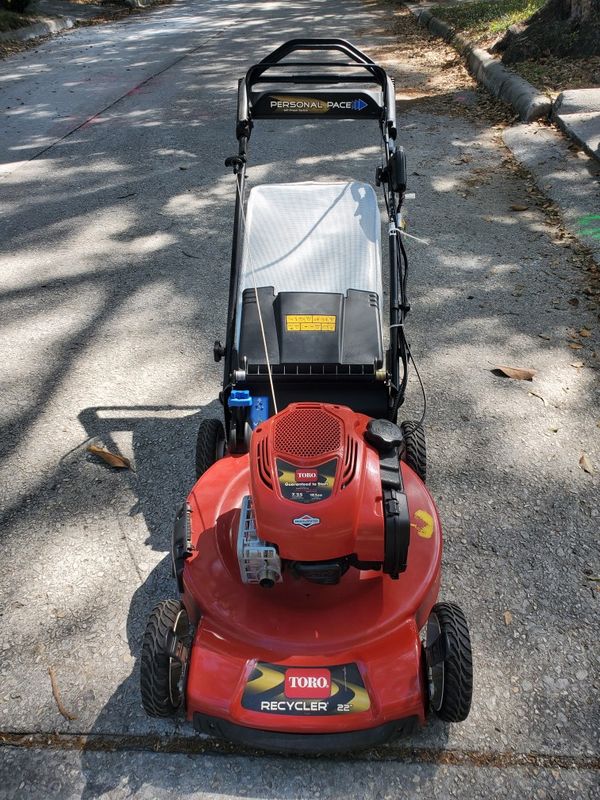 Self Propelled PUSH Button Start Lawn Mower LBSN Toro Recycler 22