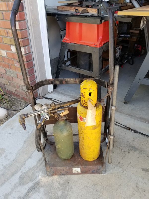 Welding tanks oxygen acetylene for Sale in Wildomar, CA OfferUp