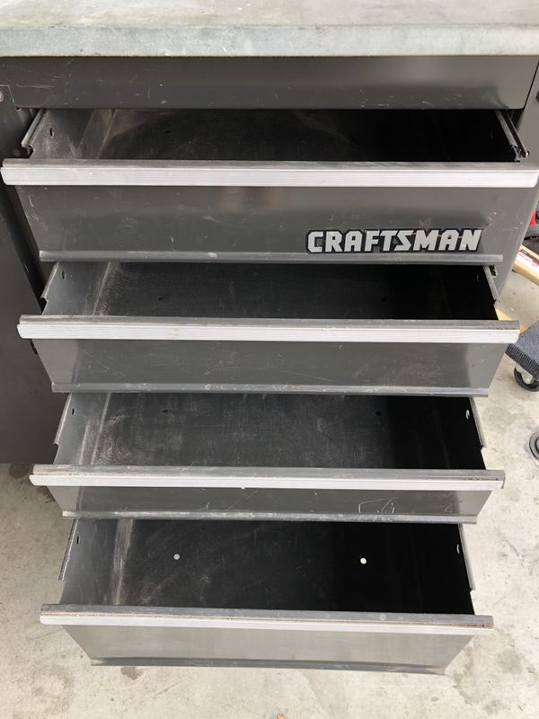Craftsman 4Drawer BallBearing Workbench with Galvanized Top for Sale