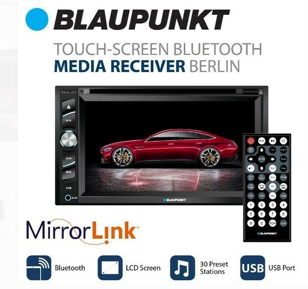 Blaupunkt Berlin 622 6.2" 2din Dvd/cd/mp3 Car Audio Receiver Blaupunkt