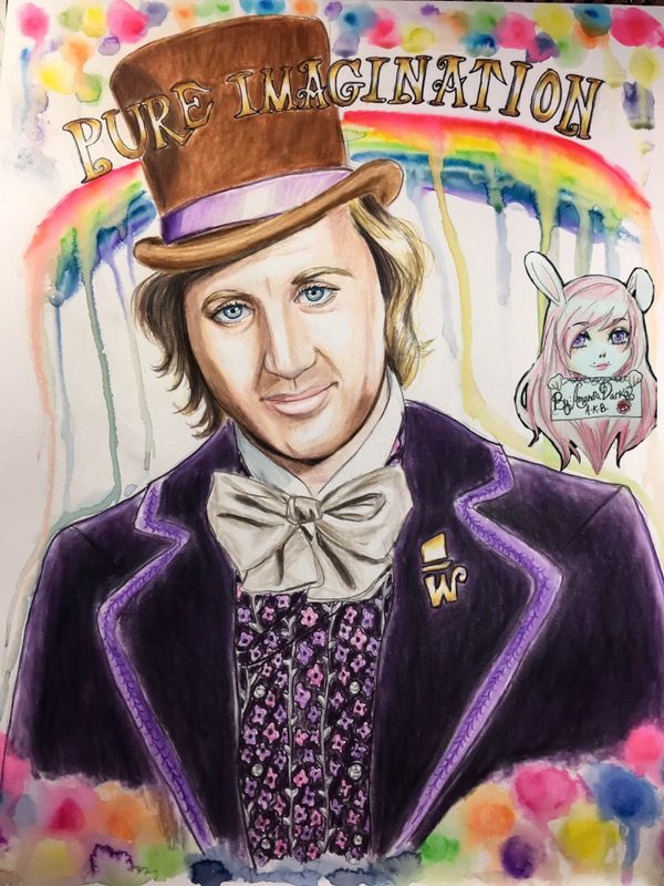 Pure imagination: Willy wonka drawing art for Sale in Bonaire, GA - OfferUp