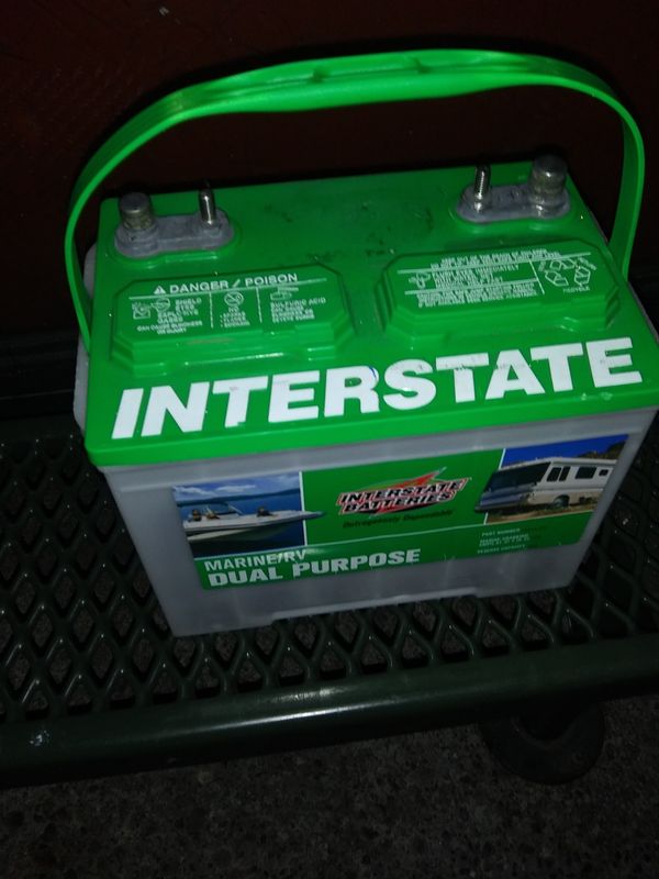 Interstate dual purpose battery for Sale in Tacoma, WA - OfferUp