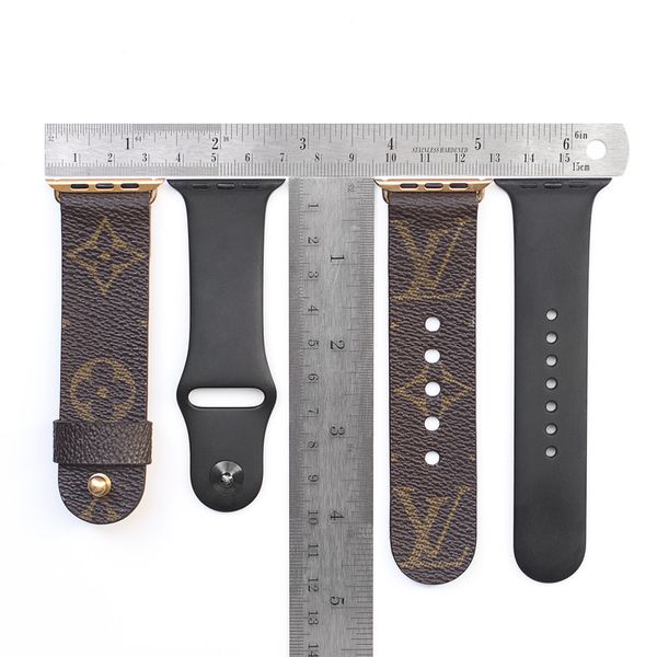 Louis Vuitton Canvas Apple Watch Band Strap 42mm 44 mm Series 4 ...