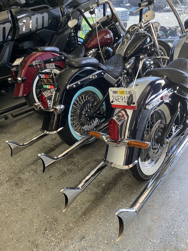 Harley Davidson Rims White wall twisted diamond fat smooth traditional