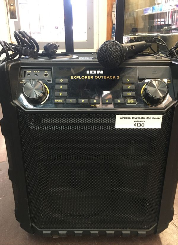 ION Explorer Outback 2 Portable Bluetooth Speaker Amplifier for Sale in