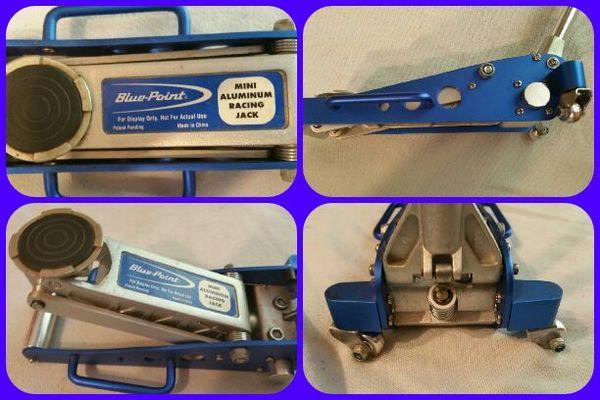 Snap On Blue Point Miniature Aluminum Racing Jacl For Sale