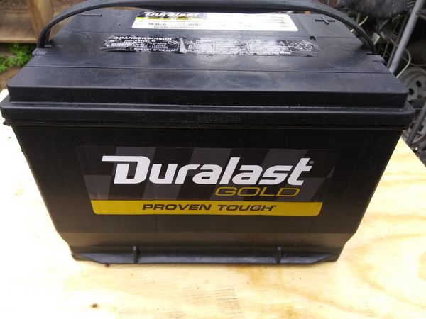 Duralast Gold 78-DLG Automotive Battery 1000 ca. for Sale in Dallas, TX ...