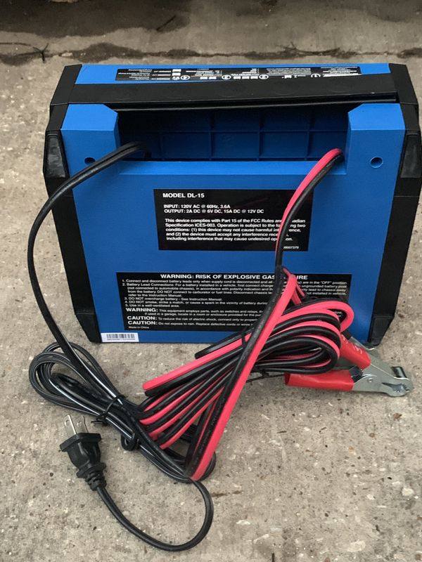 Duralast 15 Amp Battery Charger Fully Automatic for Sale in Garland, TX