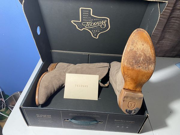 tecovas waterproof suede