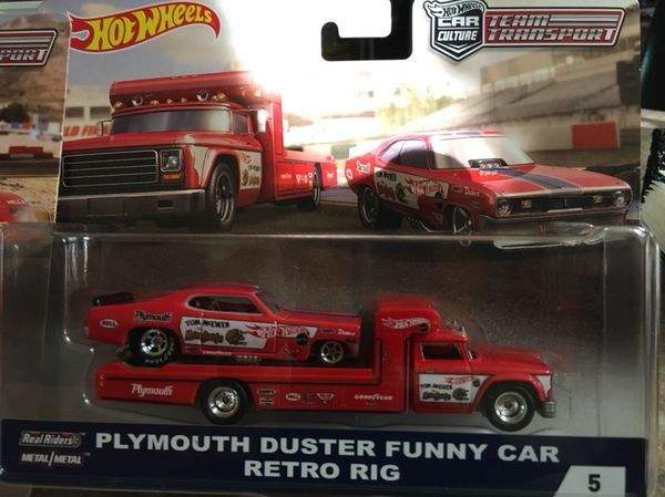 hot wheels snake and mongoose team transport