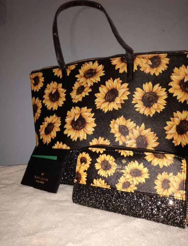 kate spade sunflower tote bag