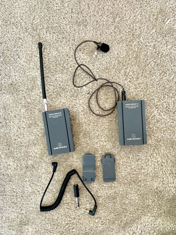 1 Wireless Lavalier System AudioTechnica Pro 88WR35 VHF Wireless