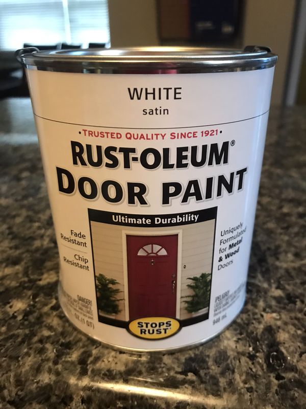 Rustoleum door paint satin white for Sale in Arlington Rustoleum door paint satin white for Sale in Arlington