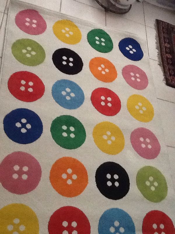 IKEA colorful button rug 4ft x 6ft for Sale in Miami, FL OfferUp