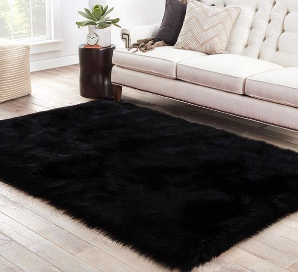 Fluffy Black Area Rug for Sale in Tampa, FL OfferUp