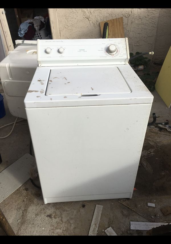 (1)Whirlpool Supreme Washer, Heavy Duty, Super Capacity Plus, 7 Cycle