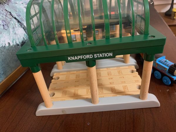 wooden railway knapford station