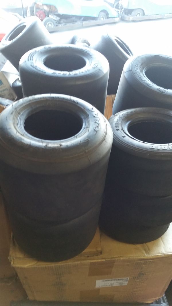 Go kart tires used and semi new.... No rims for Sale in Las Vegas, NV
