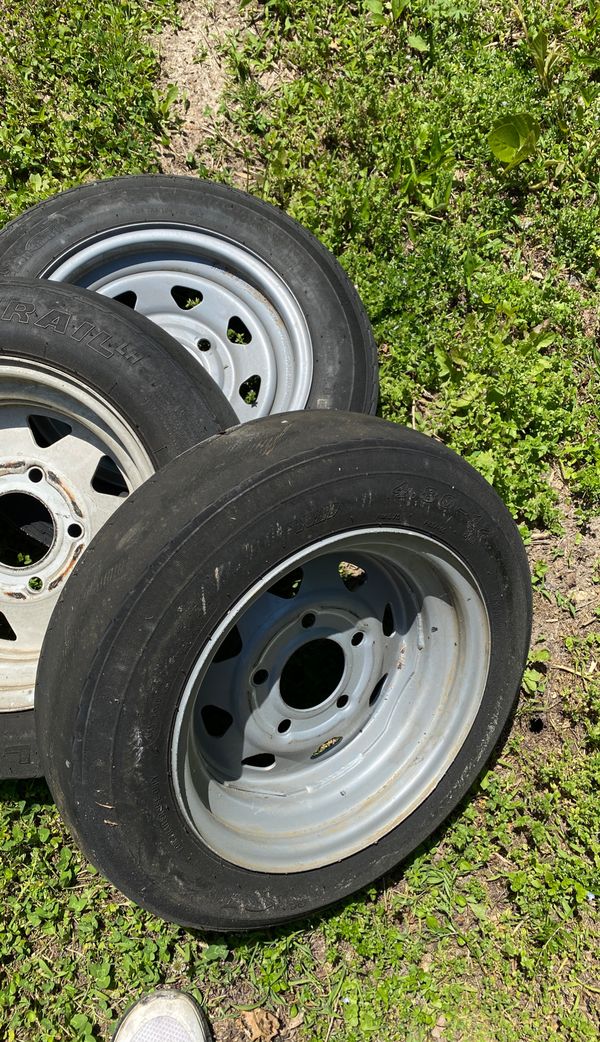 5x8 utility trailer tires and rims for Sale in Atlanta, GA OfferUp