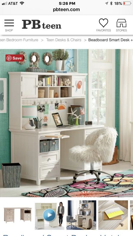 Pottery Barn Teen White Desk Like New For Sale In Las Vegas Nv