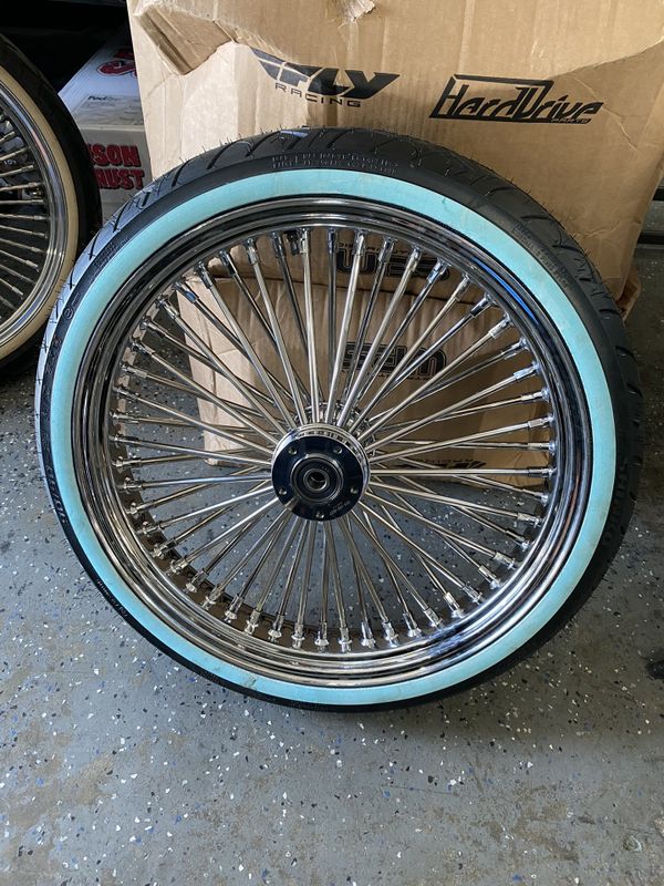 Harley Davidson wheels rims Fat Traditional Skinny spoke rims twisted