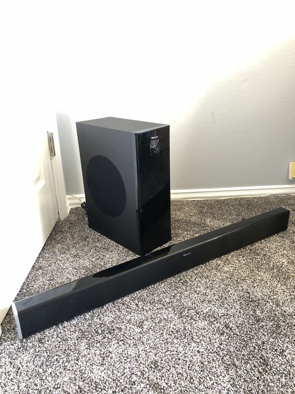 Nakamichi NK12 400 Watt 38 Black Bluetooth Soundbar W Wireless Subwoofer No Remote Included 