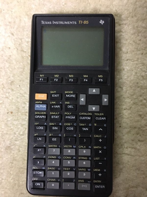 TI85 calculator Texas Instruments for Sale in Stanford, CA OfferUp