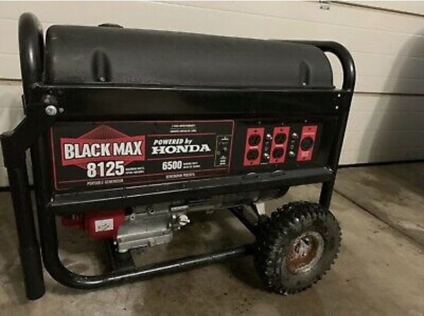 Blackmax 8125 6500 Watt Generator Honda Engine Works Great For Sale In Alafaya Fl Offerup