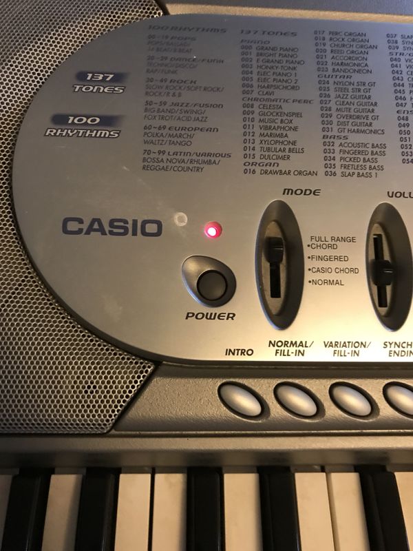 Casio keyboard tone bank models