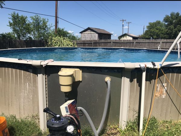 panel above ground pool