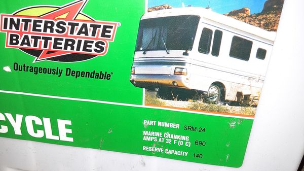 Interstate batteries srm-24 marine/rv deep cycle battery
