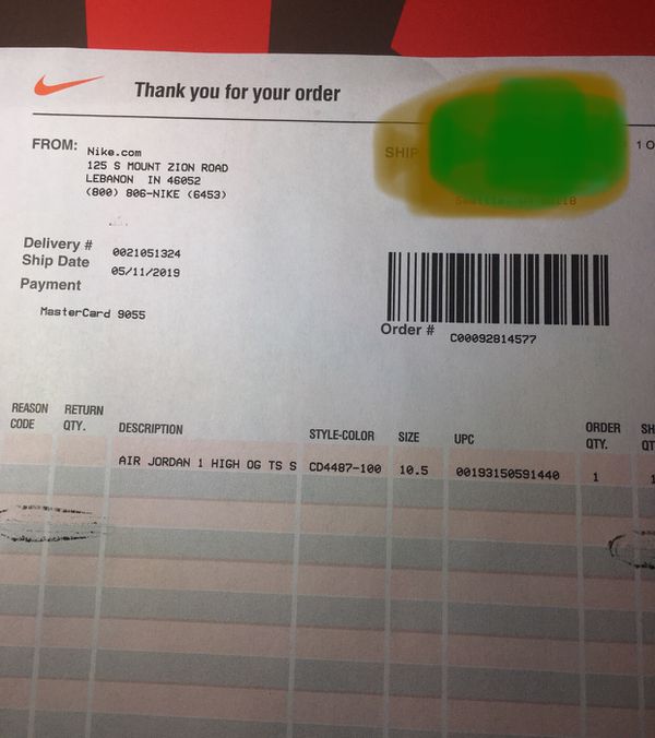 TRAVIS Scott JORDAN 1 with Nike receipt for Sale in Renton, WA - OfferUp