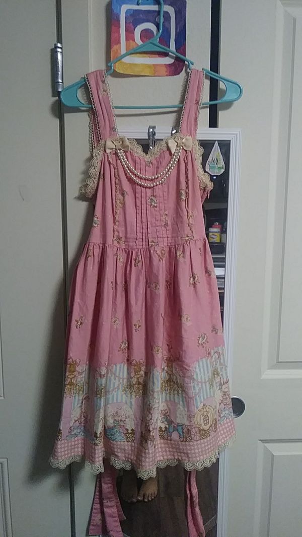 Bunny Cinderella Fairy Tale Lolita Dress Pink Adult Size ...