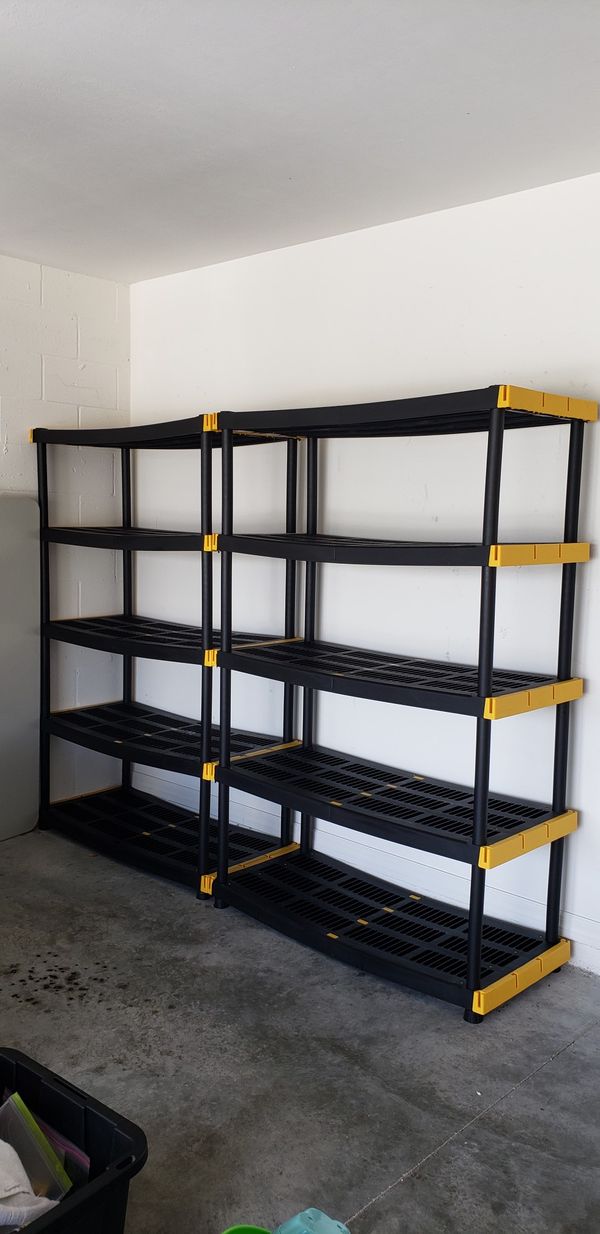 COMMANDER 20in D x 48in W x 72in H 5Tier Plastic Freestanding