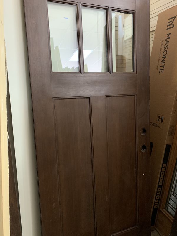 EXTERIOR DOORS SALE!!!36x80 slab door like new 250 for