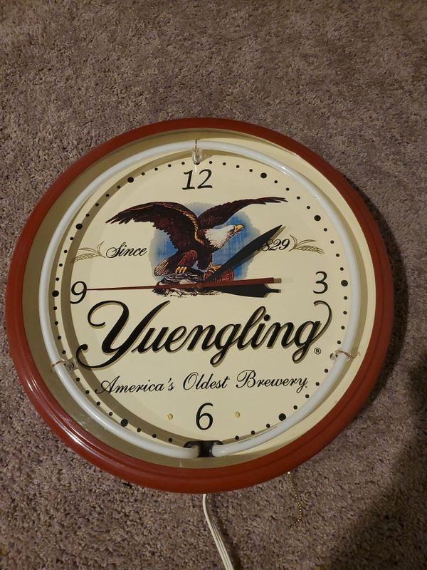 Yuengling beer brewery neon clock for Sale in Snohomish, WA OfferUp