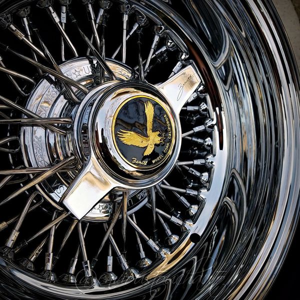 13X7 60 Spoke Cross Lace Zenith Wire Wheels Real Deal OG Zenith Rims