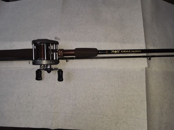 salmon trolling rod and reel