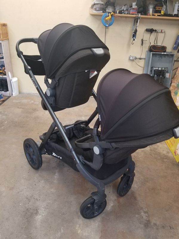 joovy double stroller qool