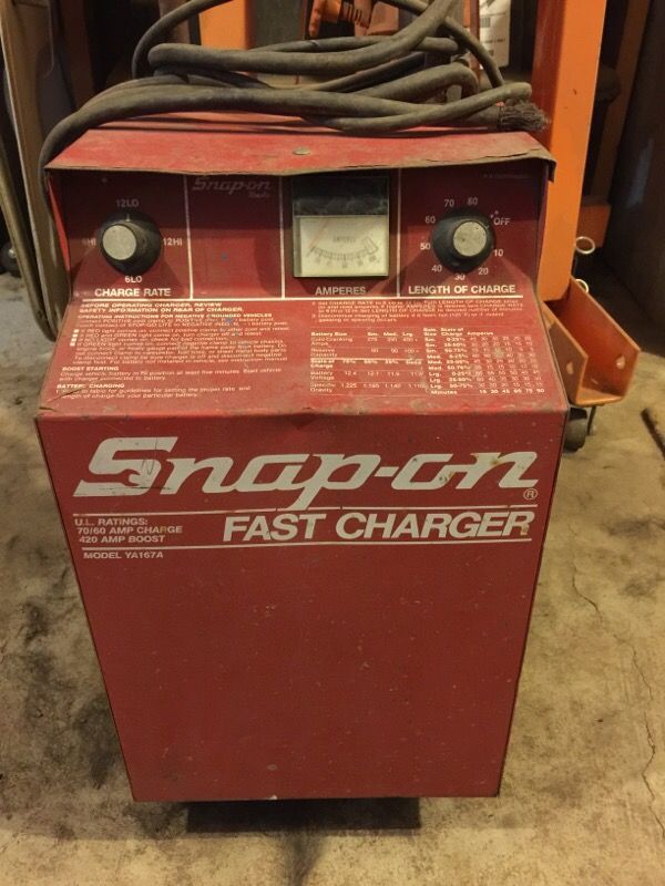 SnapOn car battery charger for Sale in Monroe, WA OfferUp